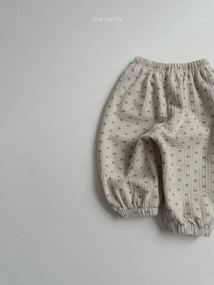 Round jogger pants