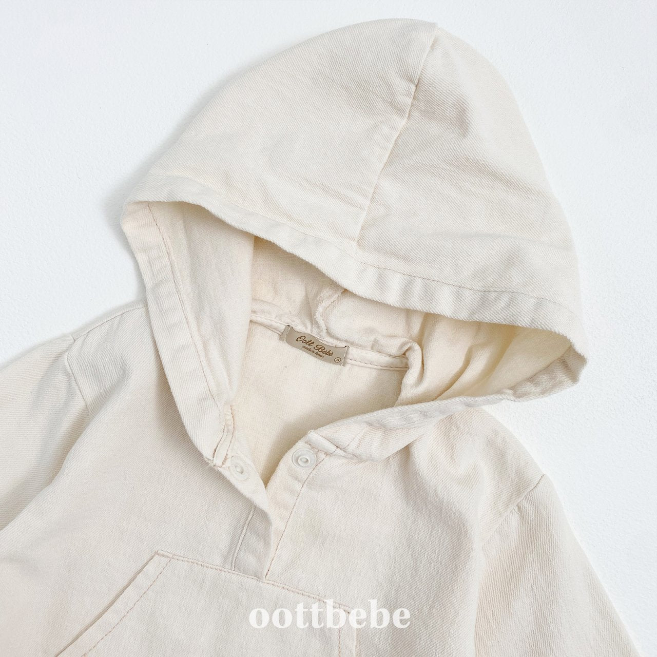 Stitched hoodie onesie