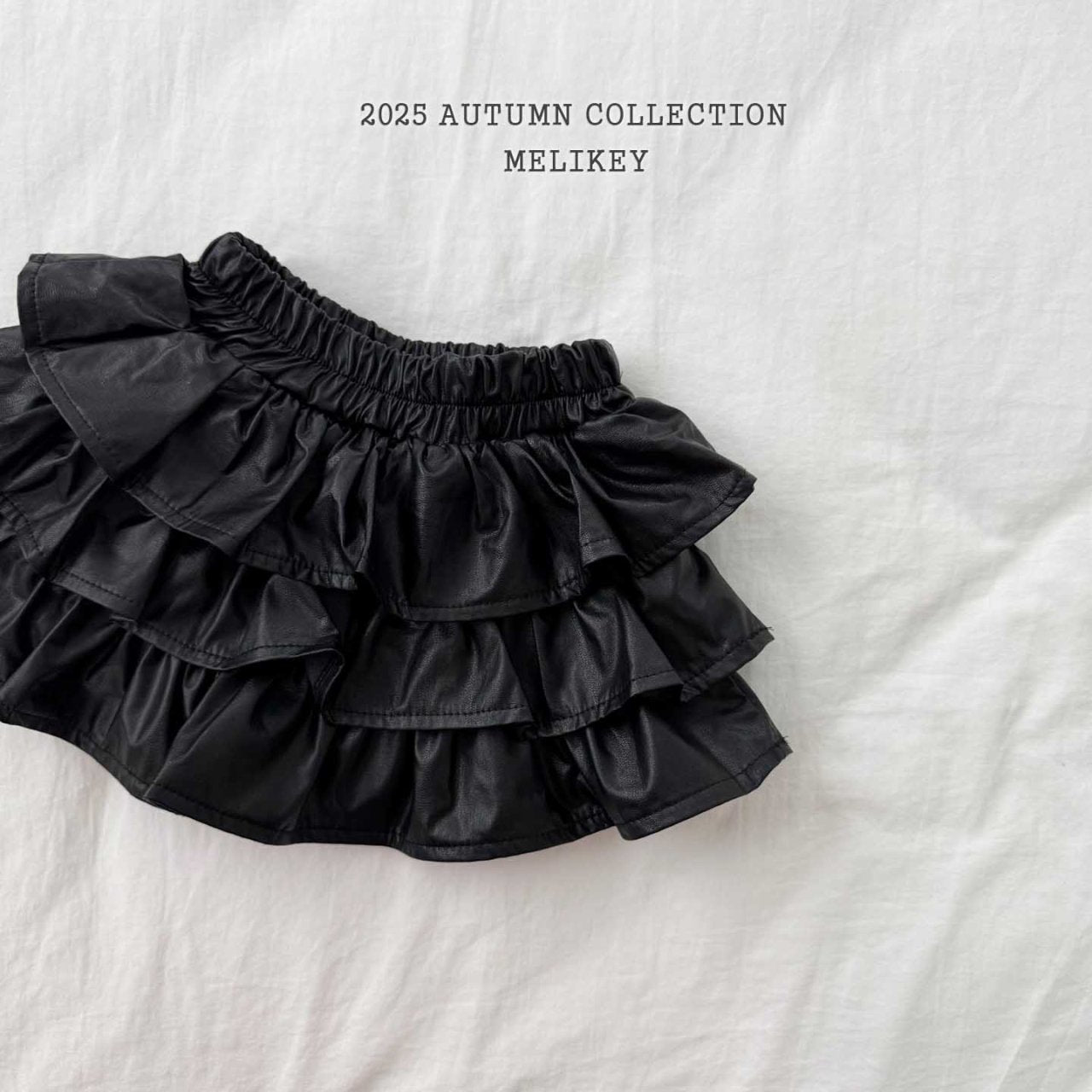 Cancan leather skirt