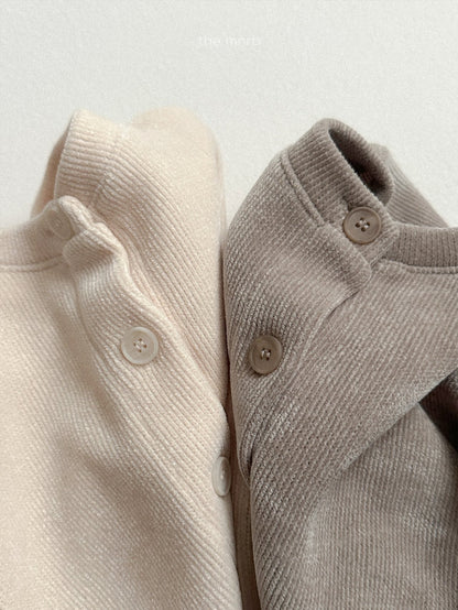 Velour cardigan