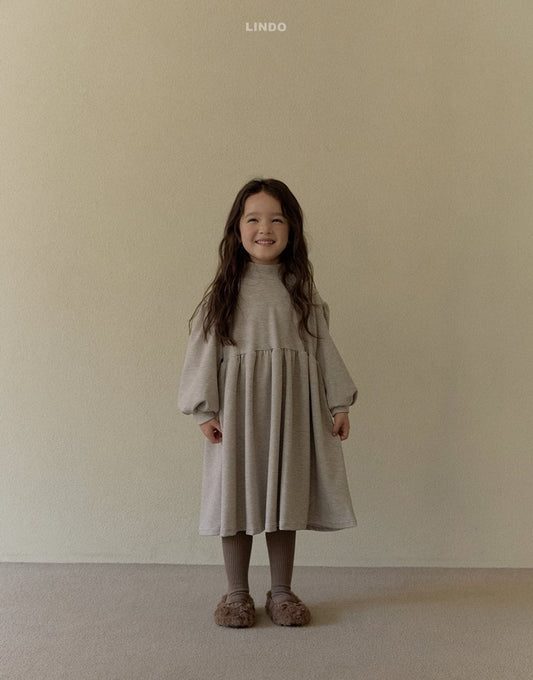 Striped turtleneck dress