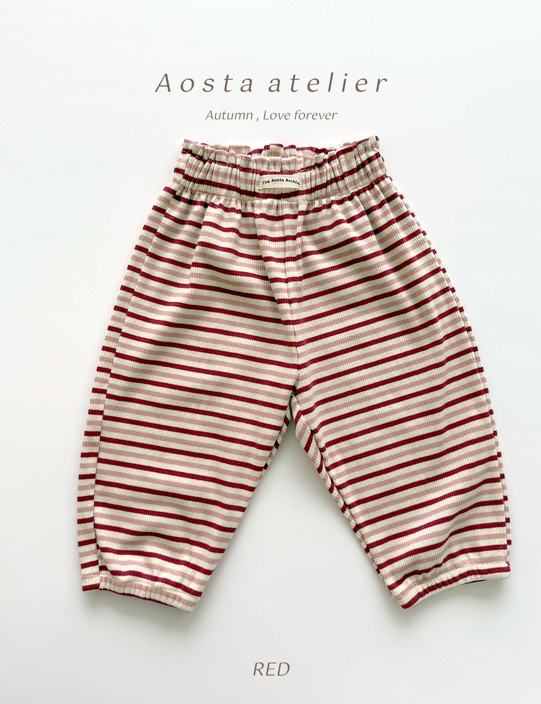 Striped chocolate pants