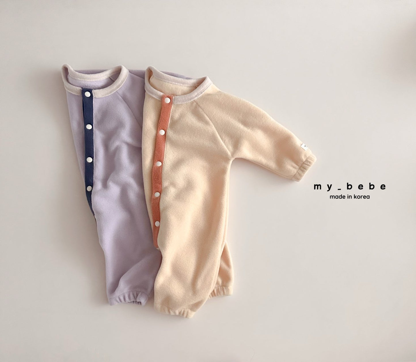 Snap fleece body suit