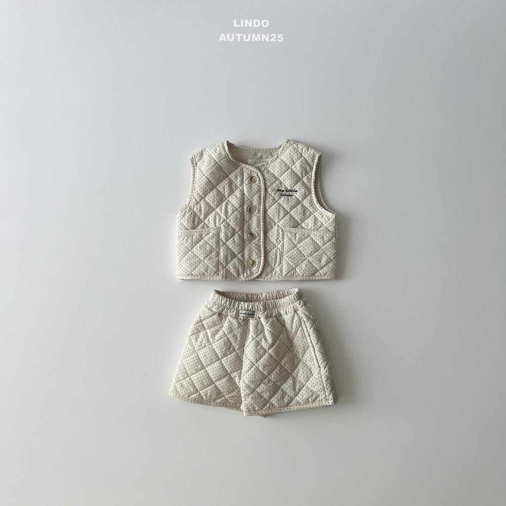 Hidden quilted shorts