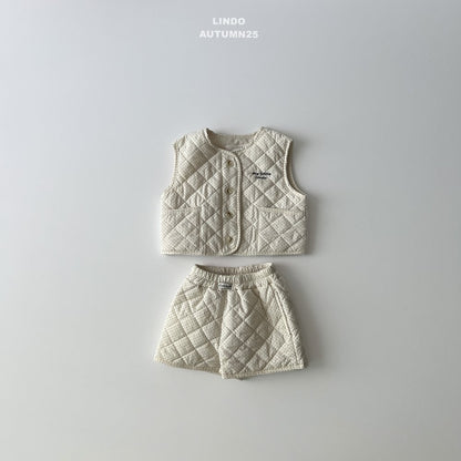 Hidden quilted shorts