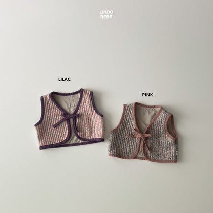 Flower quilted vest