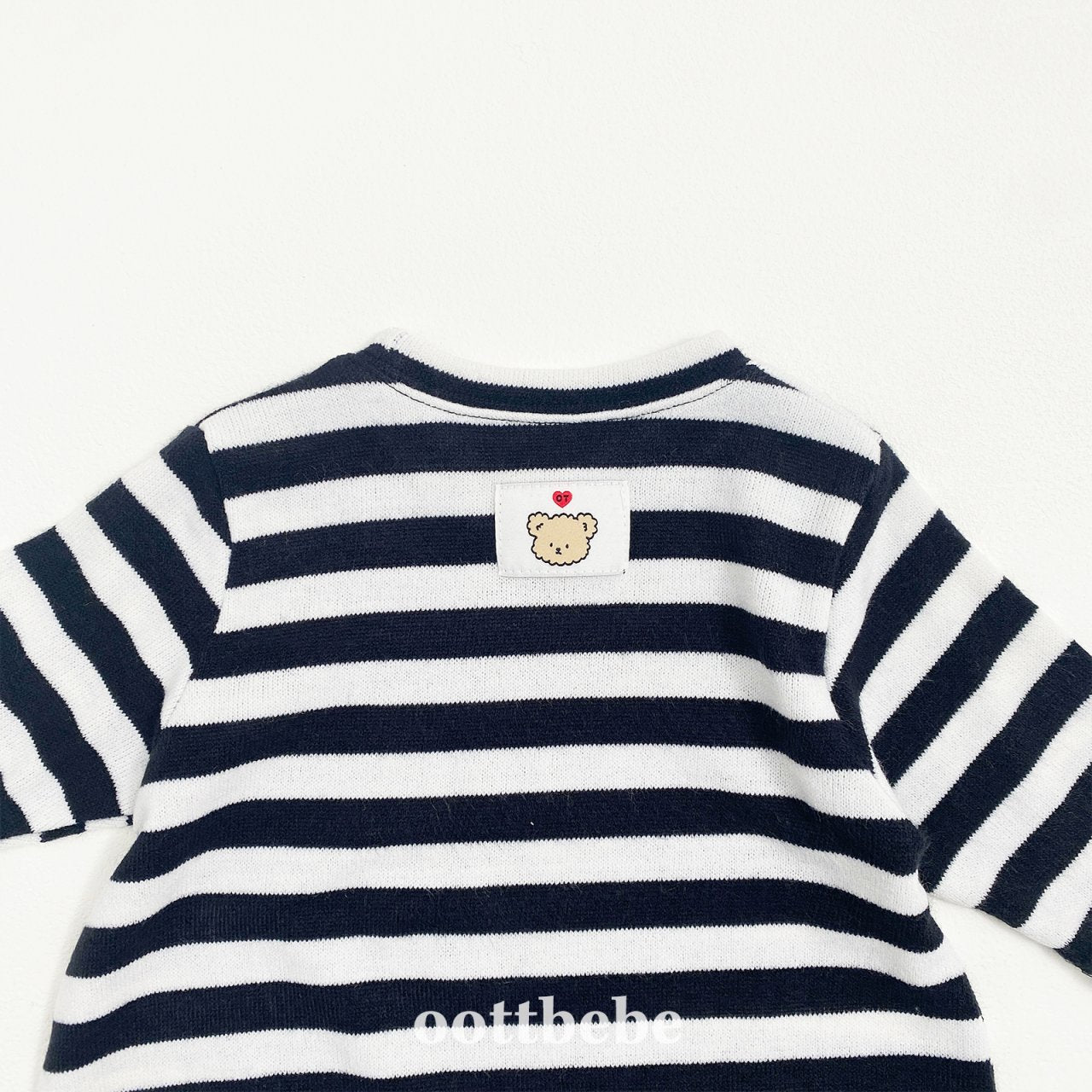 Mixed stripes onesie