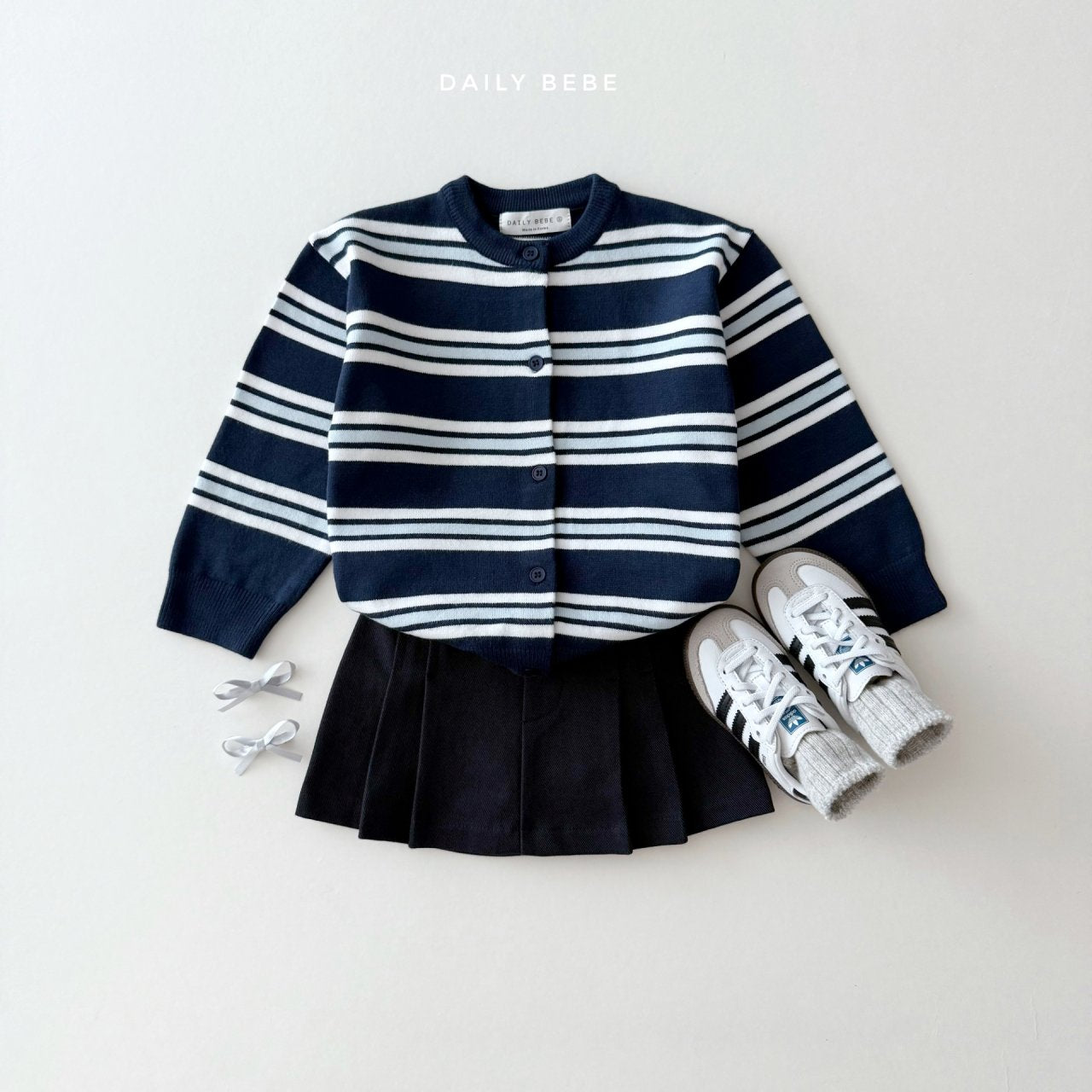 Multi-striped cardigan