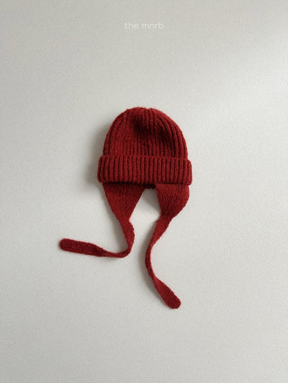 Ear flap round beanie