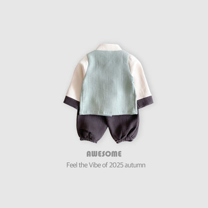 Minty pastel hanbok