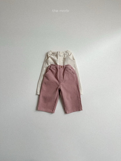 Basic straight pants
