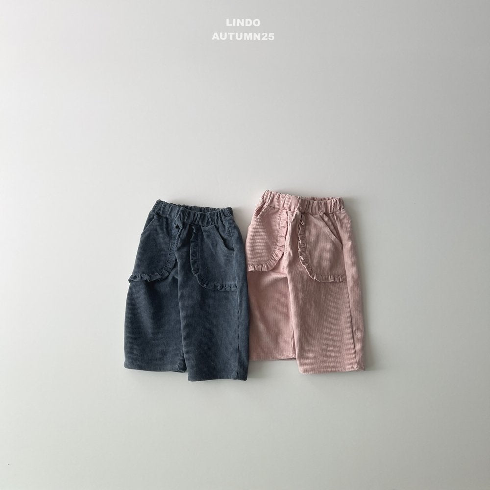 Frill pocket pants
