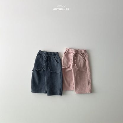 Frill pocket pants