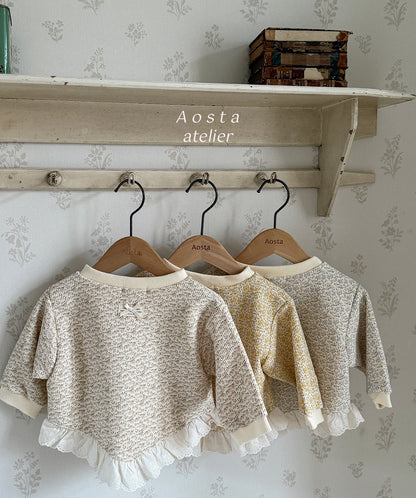 Lace bonbon sweatshirt