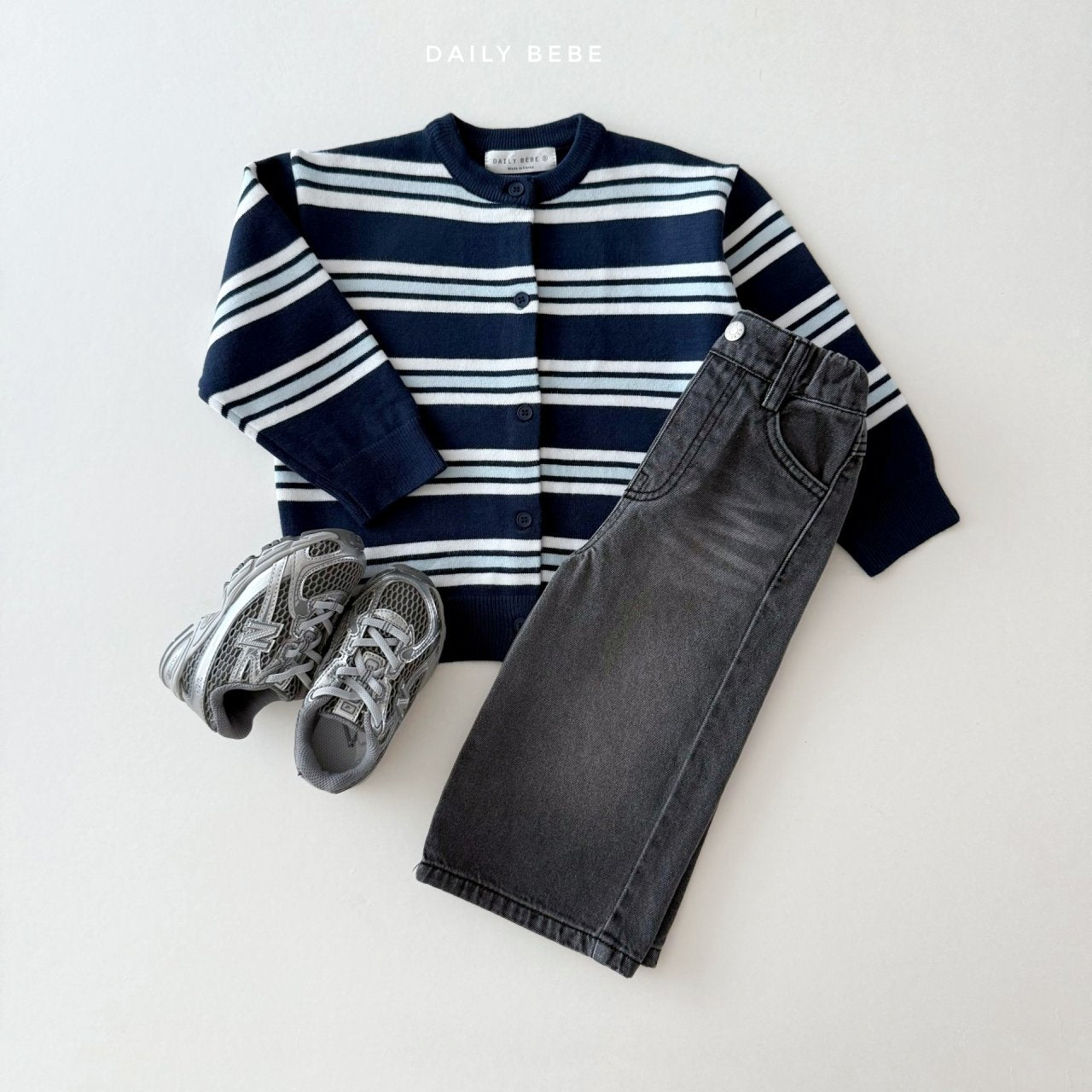 Multi-striped cardigan