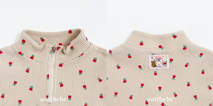 Sweet waffle anorak set