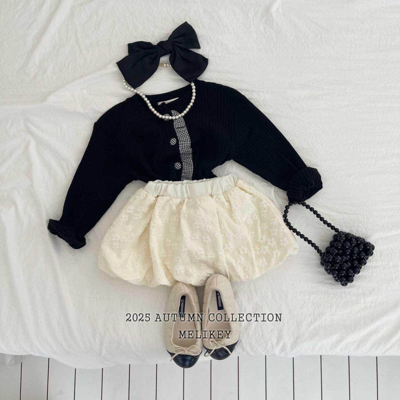 Jacquard pumpkin skirt
