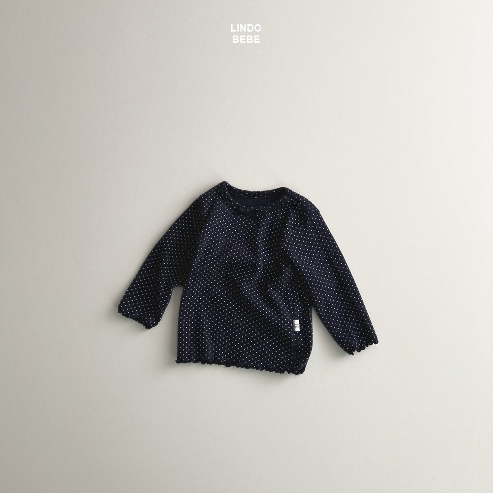 Dotted ribbon top