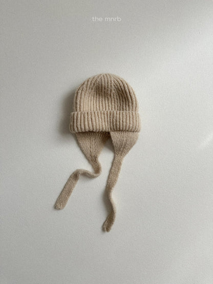 Ear flap round beanie
