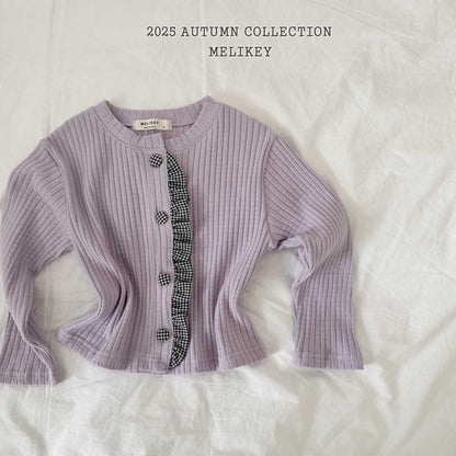 Point button cardigan