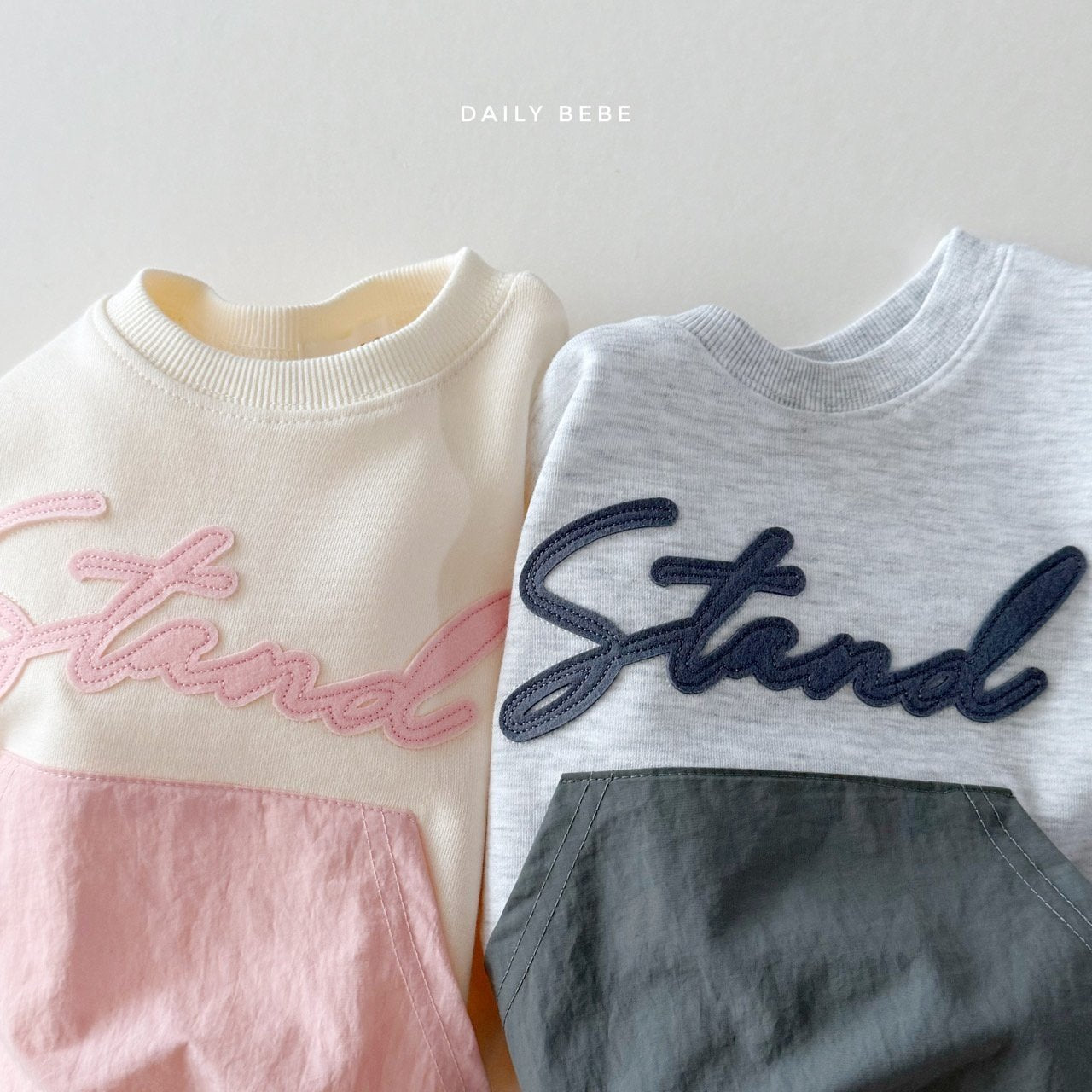 Rustling pocket sweatshirt