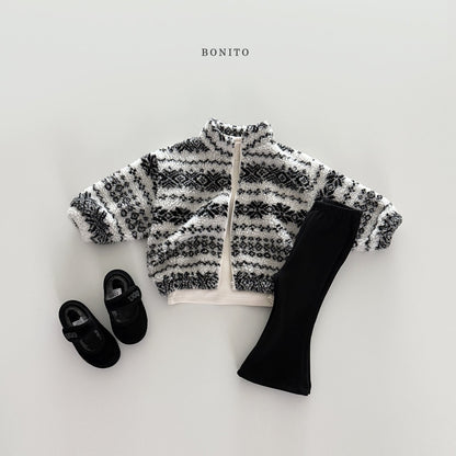 Snowflake double zip-up