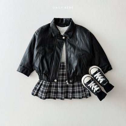Leather kkakkha jacket