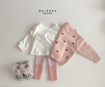 Angora string leggings