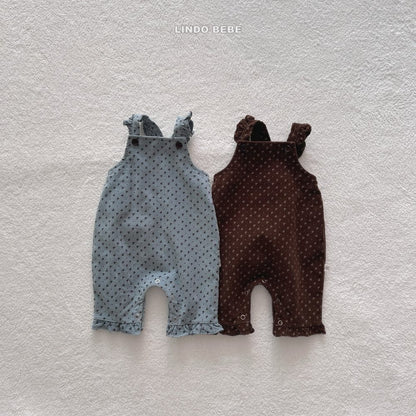 Floral frill suspenders