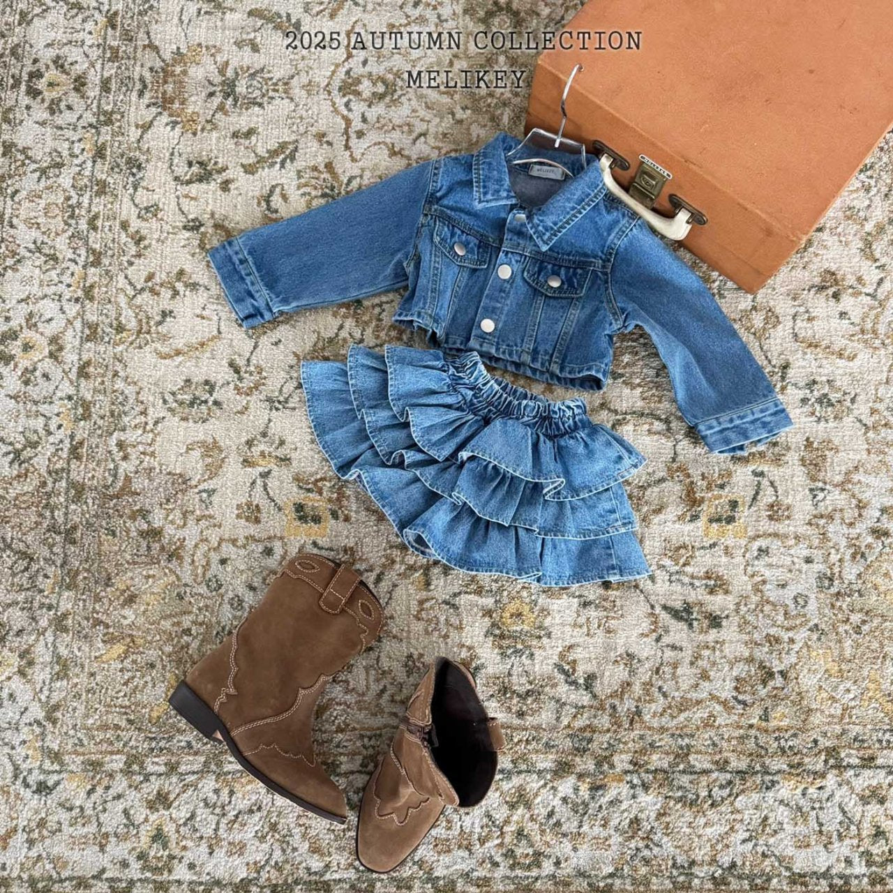 Denim short jacket