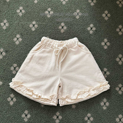 Rose frill pants