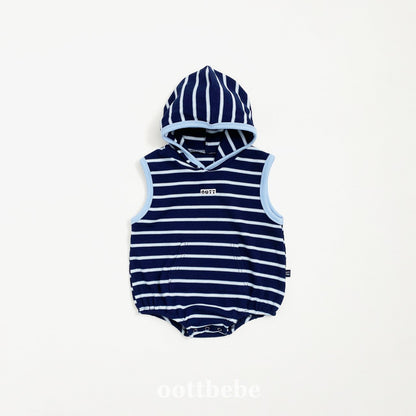 Urban stripes onesie