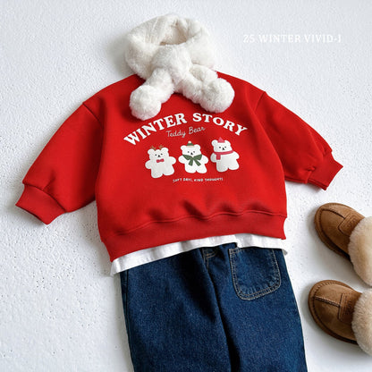 Winter bear sweatshirt