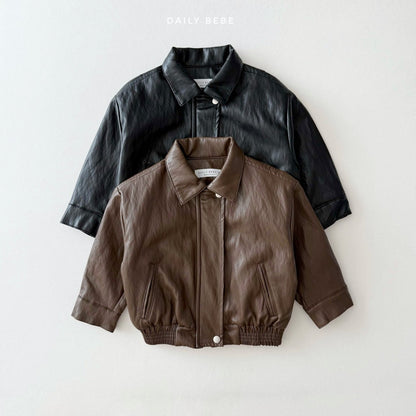 Leather kkakkha jacket