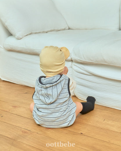 Urban stripes onesie