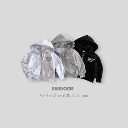 Four season 2-way hooded zip-up