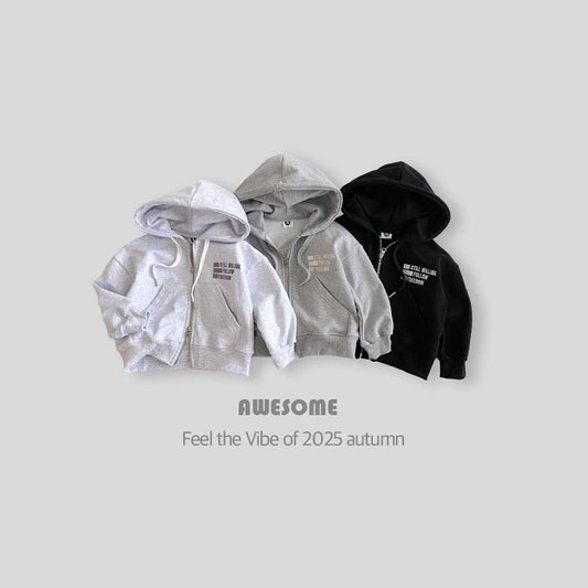 Four season 2-way hooded zip-up