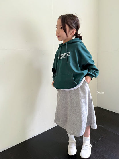 Long slit skirt