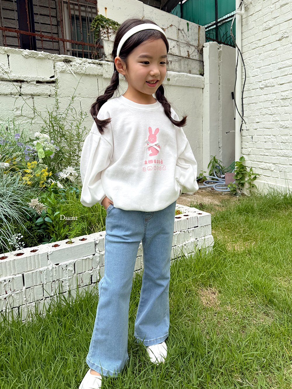 Amused pink ribbon sweatshirt