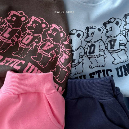 Four bears top bottom set