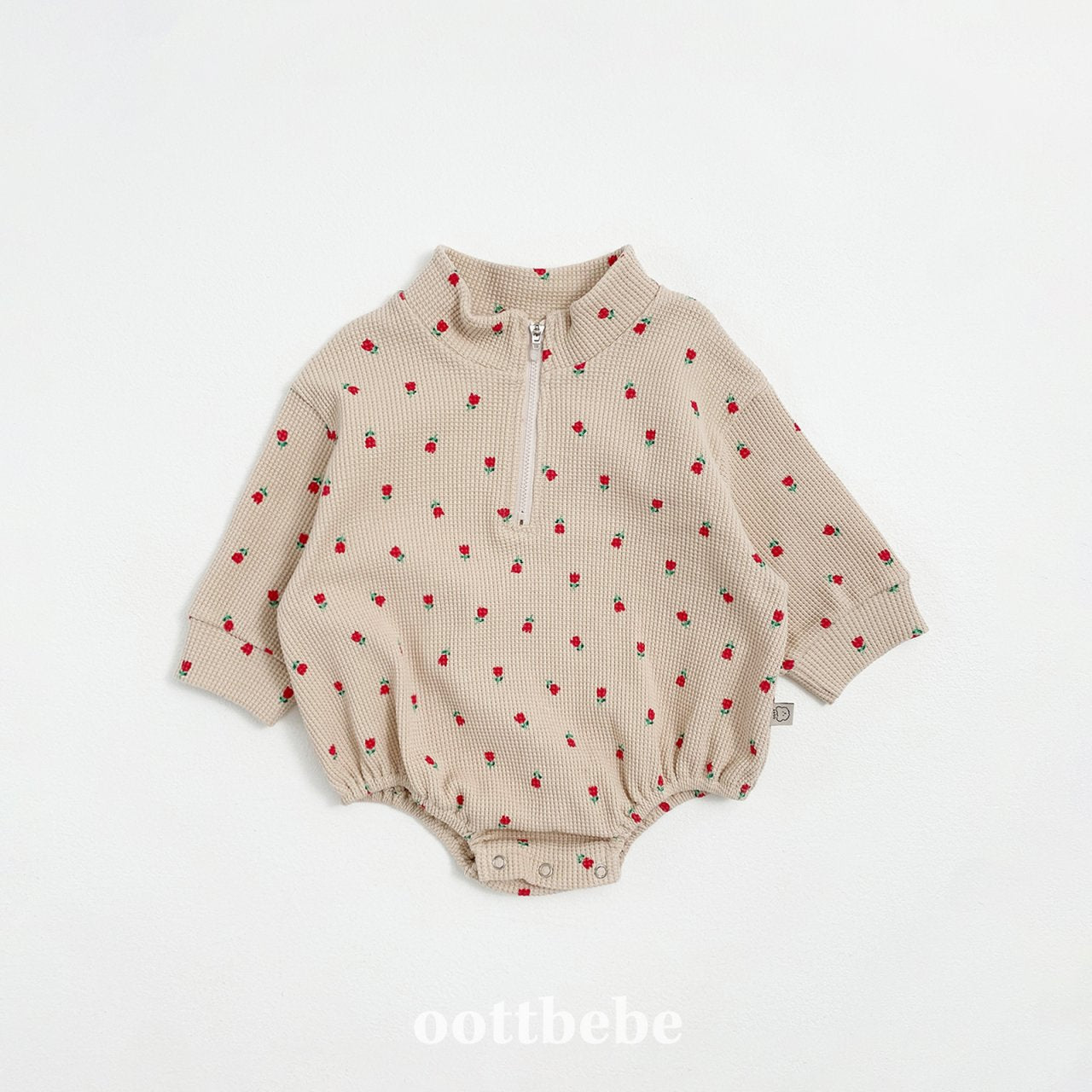 Sweet waffle anorak suit