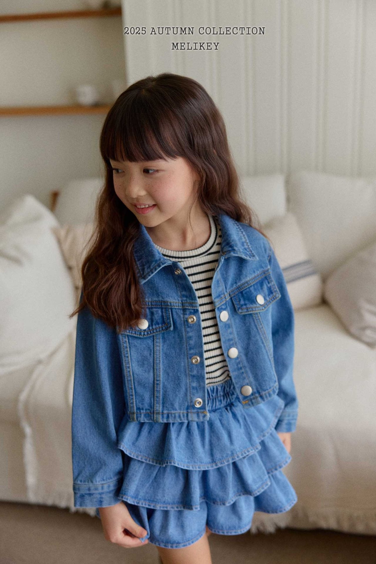 Denim short jacket