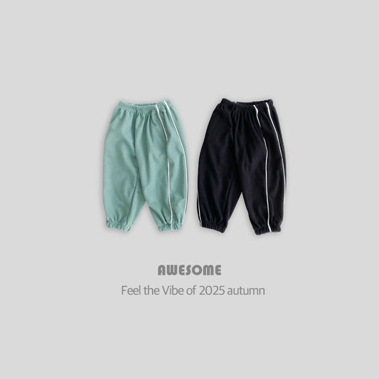 Side piping pants