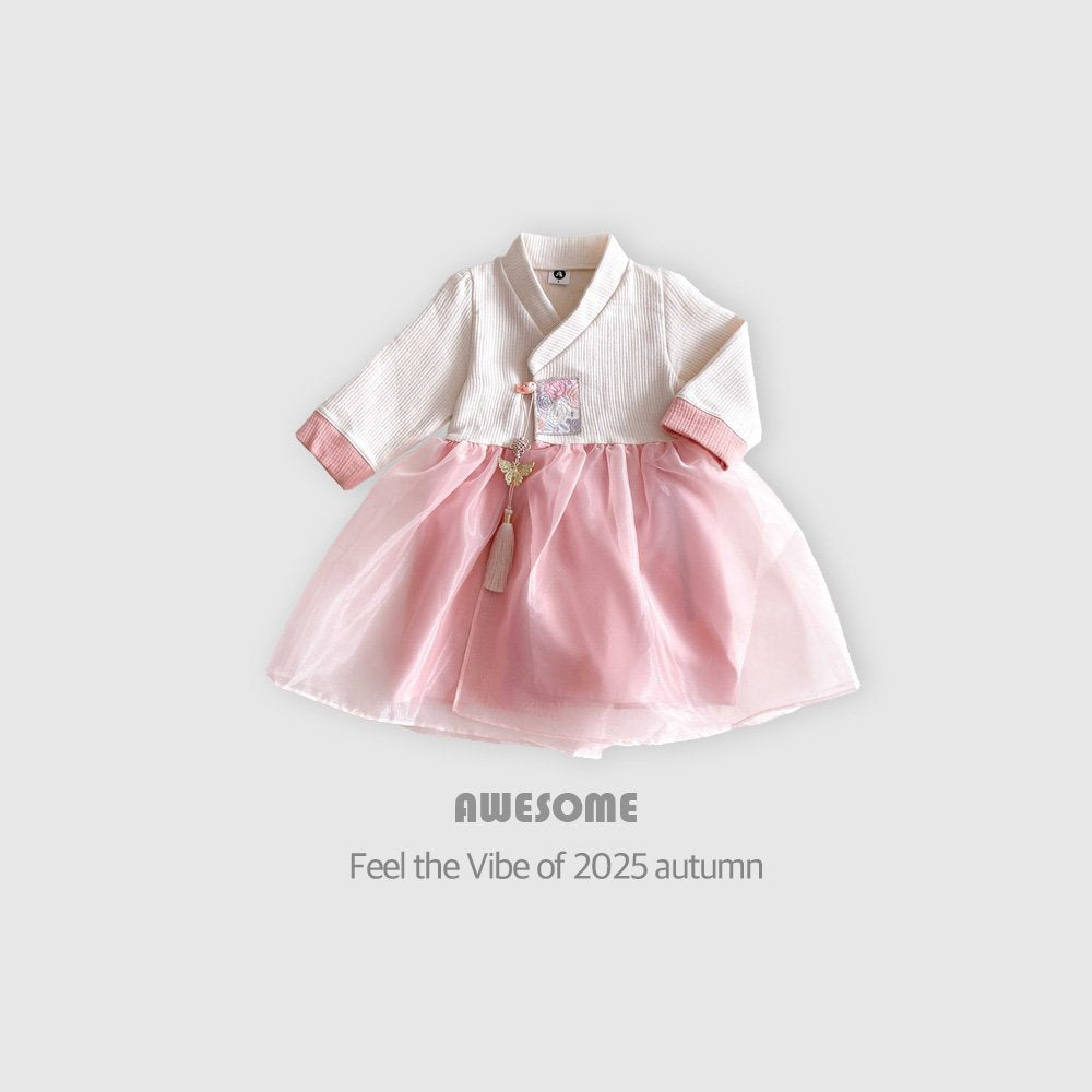 Embroidered hanbok