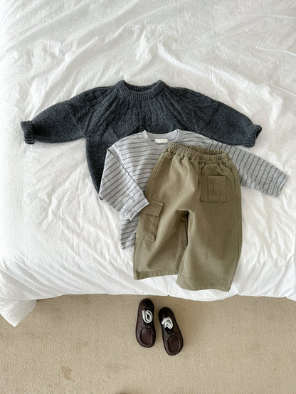 James striped top