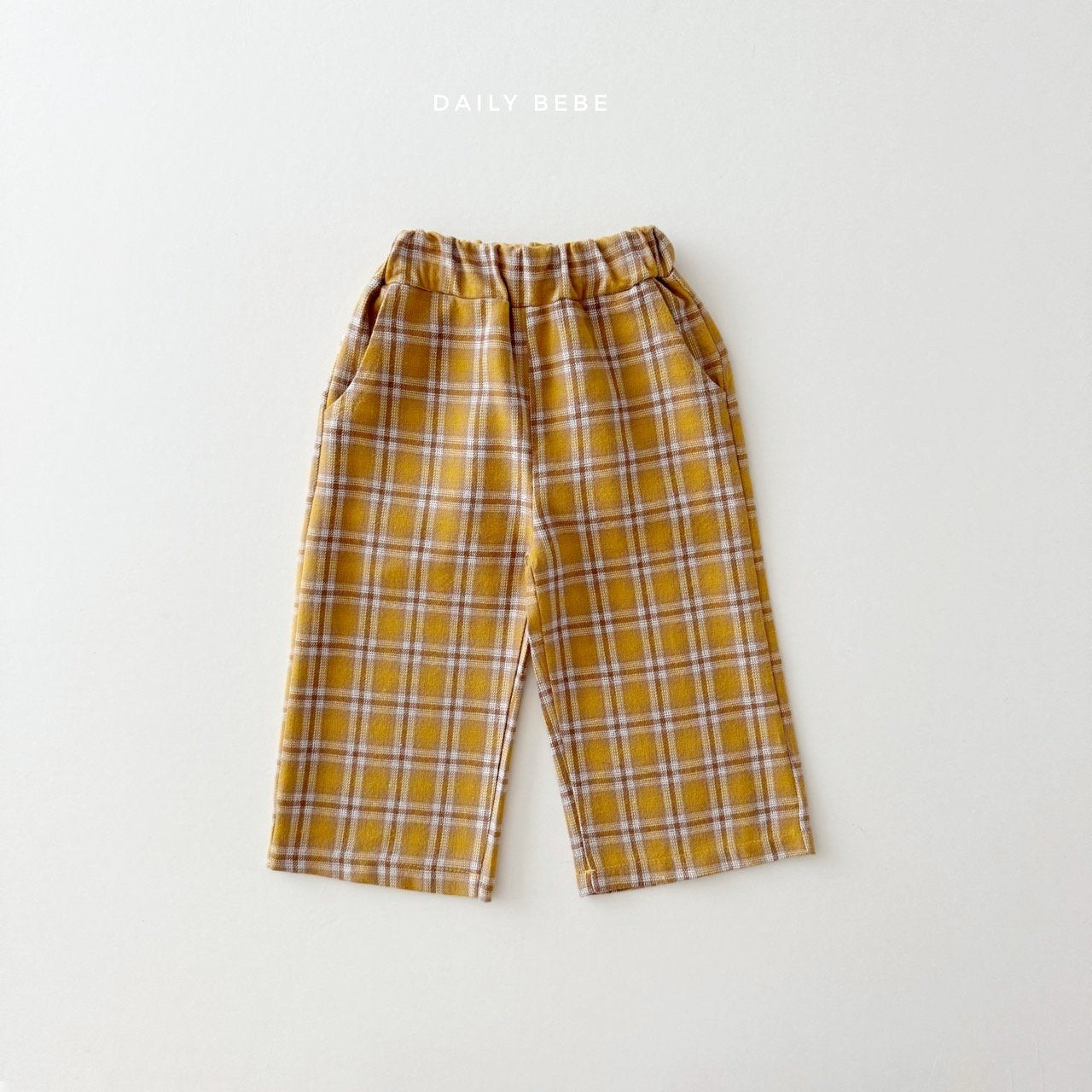 Checkered school pants