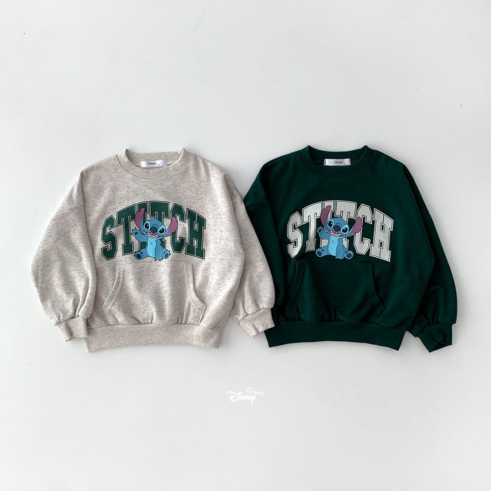 Stitch kangaroo sweatshirt