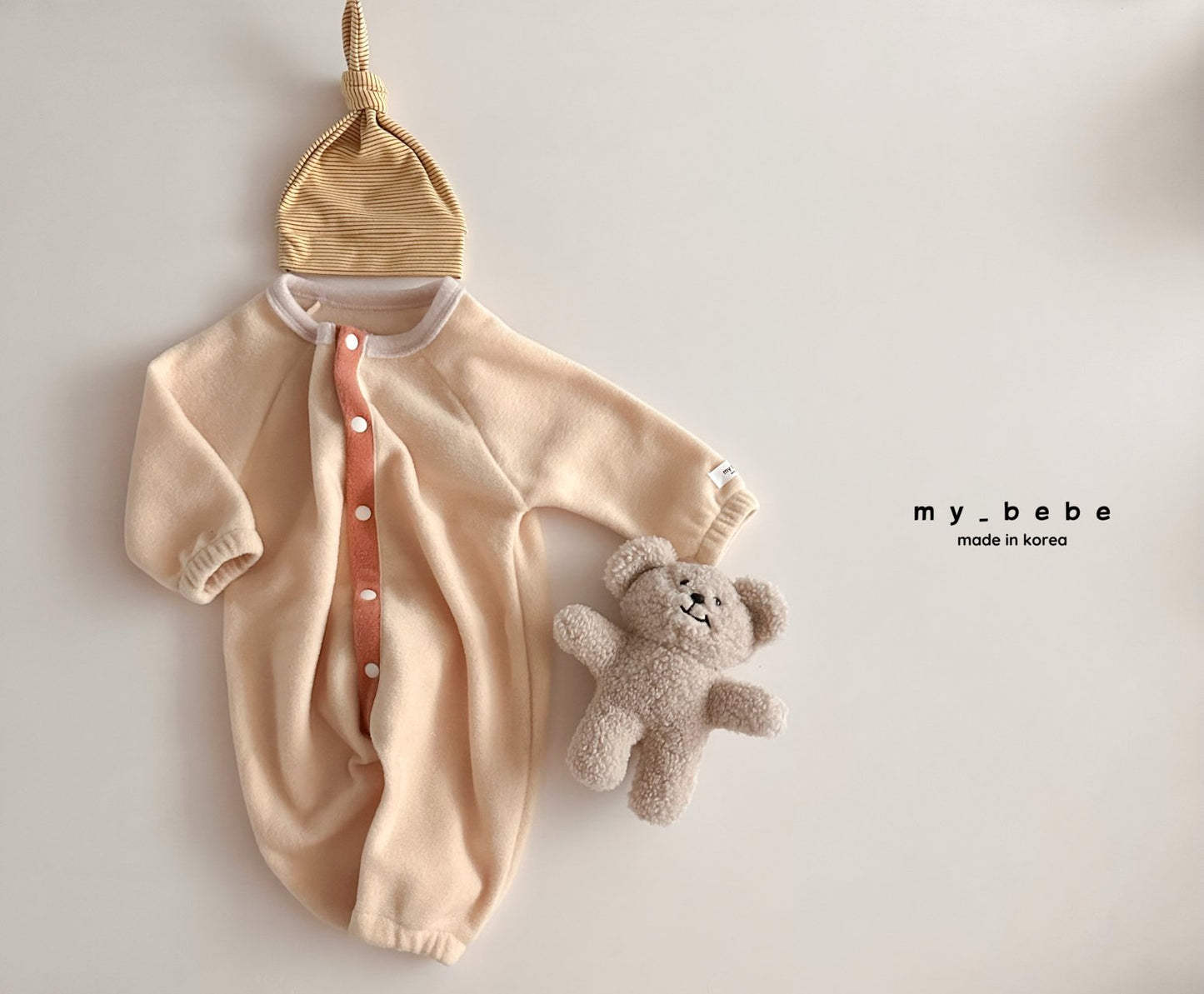 Snap fleece body suit