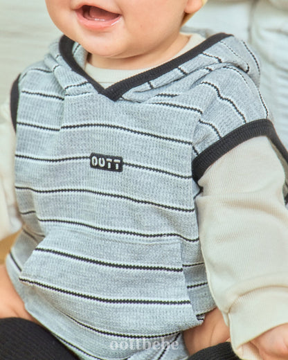 Urban stripes onesie