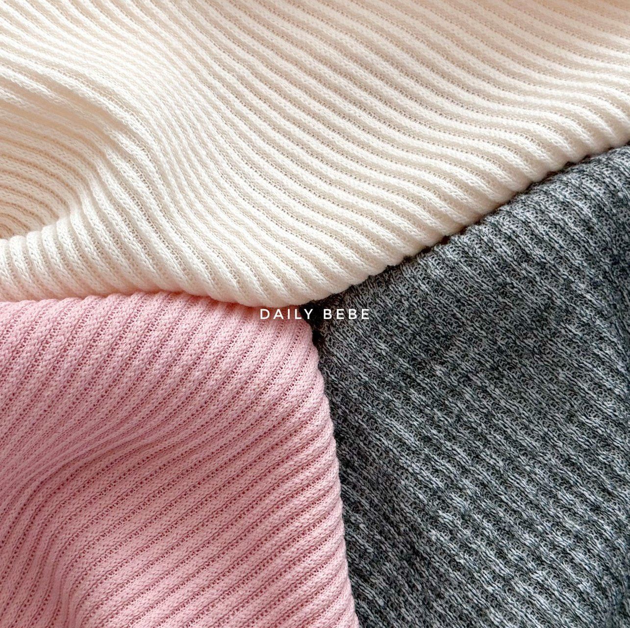 Daily ribbed knit sweatshirt